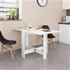 DEGHI Tavolo consolle allungabile 30-130x76 cm in legno bianco - Modisto
