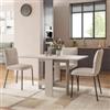 DEGHI Tavolo consolle allungabile 30-130x76 cm cashmere - Modisto