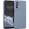 kwmobile Custodia Compatibile con Oppo A16 / A16s / A54s Cover - Back Case per Smartphone in Silicone TPU - Protezione Gommata - grigio blu