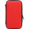 Sxhlseller Custodia da Viaggio per Console, Custodia da Trasporto Antigraffio per Console di Gioco 8 Slot per il Nuovo 2DS XL (rosso)