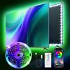 Liwqolx Striscia Led 6 Metri, 30 LED/Metro, Led Striscia Comandabile Tramite app E telecomando, Sincronizzazione Musicale, Alimentazione USB per Decorazioni Natalizie Festa Casa TV