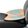 WODHMIEY Cuscino del Sedile in Memory Foam, Cuscino di Supporto per Sedile Auto,Leggero Ed Ergonomico Ideale per Sedia Ufficio o Lunghi Viaggi in Auto (Beige)
