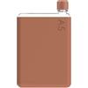memobottle A5 (Terracotta) Bundle - 750 ml - Bottiglia, custodia in silicone e coperchio | Bottiglia d'acqua sottile per borse, accanto a libri e computer portatili | Tritan senza BPA | Moderno e