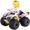 Carrera RC Nintendo Mario Kart 8 Peach Quad │ Auto telecomandata da 6 anni per uso interno ed esterno │ Mini Mario Kart auto da portare via │ Giocattoli per bambini e adulti