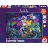 Schmidt Spiele 57586 Rose Cat Khan, Circo notturno estivo, Puzzle da 1000 pezzi