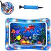 Generico Tappetino da gioco per gatti con sensore d'acqua spesso, tappetino rinfrescante per cani e gatti, letto ad acqua in PVC morbido e fresco, tappetino interattivo per interni (M)