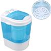 Goshyda Lavatrice Portatile, Mini Lavasciuga da 22 Litri Combinata con Tubo di Scarico per Cestello per Centrifuga, Bucato Compatto per Biancheria Intima, Calzini, Vestiti per Bambini,
