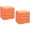 Betz Set di 10 lavette Premium misura 30 x 30 cm 100% cotone Colore Arancione