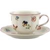 Villeroy & Boch villeroy e boch petite fleur 1 tazza da tè con piattino, 0,20 l prima scelta