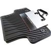 Audi 8V0061511A041 Coppia di tappetini auto in gomma con clip posteriore, colore: nero