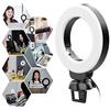 ZASCHMOY Luce Ad Anello per Clip da Scrivania per Laptop, Illuminazione per Videoconferenze Portatile con Controllo della luminosità della Temperatura del Colore per Telefono/webcam/monitor
