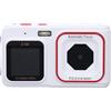 VBESTLIFE Fotocamera Digitale, Fotocamera per Vlogging Doppio Schermo Selfie da 72 MP 2,5K, Fotocamera Compatta Anti-vibrazione con Zoom 16X per Viaggi, Lauree (WHITE)