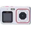 VBESTLIFE Fotocamera Digitale, Fotocamera per Vlogging Doppio Schermo Selfie da 72 MP 2,5K, Fotocamera Compatta Anti-vibrazione con Zoom 16X per Viaggi, Lauree (SILVER)