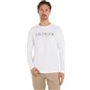 Tommy Hilfiger Uomo Maglietta Maniche Lunghe Scollo Rotondo, Bianco (White), XL