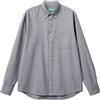 United Colors of Benetton Camicia 5TCRUQ04W, Grigio, S Uomo