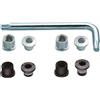 FSA KIT DI 12 BULLONI NERI PER TRIPLA (MTB) ricambio