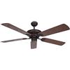 Orbegozo CP 74132 - Ventilatore da soffitto per esterni senza luce, 5 pale, diametro 132 cm, potenza 60 W, 3 velocità, nero