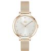 Lacoste Orologio con Movimento al Quarzo a Tre Lancette da Donna Collezione RIGA con Cinturino in Maglia Metallica in Acciaio Inossidabile - Disponibile in Oro Dorato o Oro Rosso