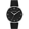 Calvin Klein Orologio con Movimento al Quarzo a Tre Lancette da Uomo Collezione MODERN con Cinturino in Pelle Nero - 25200437