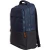 Trust Lisboa Zaino per Laptop 16, Zaino Porta PC 23 Litri con Cinghia per Trolley, Realizzato in Plastica Riciclata, Zaino Uomo Donna Viaggio Università Lavoro Ufficio Computer Portatile - Blu