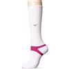 Mizuno [Mizuno] Calze lunghe da pallavolo V2MX8007 bianche x rosa bacche 21-23 giapp...