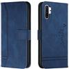 QIWEIQING Custodia Samsung Galaxy Note 10+, Cover Galaxy Note 10 Plus, Flip Custodia Portafoglio Libro Pelle PU con Porta Carte e Funzione Supporto per Galaxy Note 10 Plus Blue HX