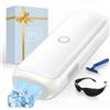 Vexloria Epilatore Luce Pulsata con Funzione Raffreddamento, Infinite Lampi di Luce Pulsata, Epilatore Laser a Luce Pulsata IPL con 510nm-1200nm Onda di Luce Rossa per Donna, Uomo, Linea Bikini, Viso