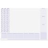 SIGEL H6355 Sottomano di carta- planner settimanale - lilla - circa A2-2026/2027/2028 - DE/EN/NL - 30 foglie - certificazione FSC