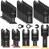 LEILUO Set di 32 accessori oscillanti multiuso per chiodi in legno, cartongesso, accessori per sega oscillante con borsa portaoggetti, compatibile con DeWalt, Makita, Dremel e altro ancora