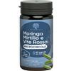 RedMoringa Integratore Microcircolo Gambe Mirtillo Nero e Vite Rossa con Moringa BIO - NUOVA FORMULA - Vite rossa Integratore Riduce Pesantezza e stimola Circolazione Gambe | 60 Capsule 100% Naturali RedMoringa