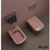 Ceramica Flaminia Wc Play Gosilent Sospeso Terracotta Lucido - Sedile in Termoindurente: SENZA SEDILE