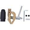 Garosa Morsetto di Messa a Terra in Ottone 32mm, 800A, per Saldatura Elettrica ad Argon e a Resistenza, Include Manicotto in Gomma e Chiave Esagonale