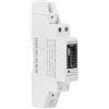Walfront contatore Energia Elettrica Monofase, 230V 50Hz 5-32A Contatore Elettrico LCD Digitale Misuratore di Corrente KWh su Guida DIN