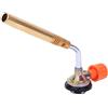 Walfront Cannello a gas pistola per saldatura ad accensione manuale regolabile per barbecue all'aperto potenza di fuoco massima 1300 ℃ diametro 40mm/1,6 pollici
