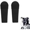 TUKEVA 1 Paio Sedia Rotelle Freno Maniglia Manopola del freno per sedia a rotelle Coperture Leva Freno Sedie Rotelle Freno Mano Accessori per Sedia a Rotelle (Nero, 8 x 3 cm)
