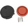 KIMISS Kit di Riparazione del Coperchio della Valvola PCV, 55573746 Kit di Riparazione della Membrana in Gomma ABS del Coperchio della Valvola PCV per Adam Cascada