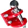 HEYOUTH Gancio di traino misto a sfera,con Sfera 50 mm,3500 kg max rimorchio,per trattore (Red)