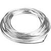 EVGATSAUTO Protezione bordo portiera Profilo in gomma 6 m/19,7 piedi Copertura protezione antigraffio (Argento)