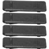 KIMISS 4 Pezzi di Copertura per Modanatura per Cremagliera per Portapacchi per Auto 4 Pezzi Copertura per Clip per Modanatura per Guida Superiore per I20 I30