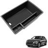 Coleya Vano Portaoggetti per Bracciolo Compatibile con Audi Q3 F3 2019-2024, Scatola Portaoggetti del Bracciolo Centrale, Audi Q3 Organizer per Braccioli con Tappetino Antiscivolo (Nero)