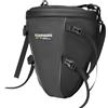 UBORSE Borsa posteriore per moto, impermeabile, 10 - 14 l, per sport, moto, con tracolla e maniglia, espandibile, borsa da sella, piccolo strumento Gear (nero)