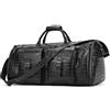 newsbirds Borsa da Viaggio Uomo Pelle Vera, 2 en 1 Convertibile Borsone da Viaggio Che Si Apre Tutto, Borsa Porta Abiti da Viaggio per Abito, Travel Suit Carrier Garment Duffel Bag per Uomini