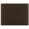 bugatti Lima - Mini portafoglio da uomo in pelle, borsellino orizzontale piccolo -Cognac