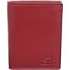 Brown Bear Portafoglio in pelle con protezione RFID unisex per uomo e donna, 03 rosso Bbpr con portamonete, 0, Portafoglio