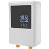 HPDTZ Scaldacqua elettrico istantaneo 4500 W, mini scaldabagno per cucina, montaggio a parete, compatto 30-55 gradi, regolazione della temperatura