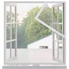 Risareyi Zanzariera Finestra in Vetroresina 120x140cm, Nastro Magico su tutto il Perimetro, Bianco Rete Molto Resistente, Resiste ai Raggi UV Anti Insetti Zanzariera per Porte e Finestre