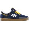 etnies Kids Marana, Sneaker Unisex-Adulto, Navy/Gum/Yellow, 32 EU