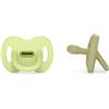 Suavinex, Ciuccio Colour Essence in Silicone, 0-6 mesi, 2 pezzi, Verde