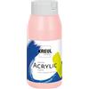 KREUL 17041 - Solo Goya Triton Vernice acrilica Rosa Chiaro, flacone da 750 ml, Essiccazione Rapida e Opaca, Vernice a Base d'Acqua, qualità da Studio, buona Copertura e Alta resa