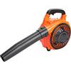 Roadoor Soffiatore a benzina 26 CC potente, motore 2 tempi raffreddato ad aria, soffiatore foglie giardino senza fili, portatile con avviamento facile, per trucioli, polvere, detriti, manutenzione (Arancione)